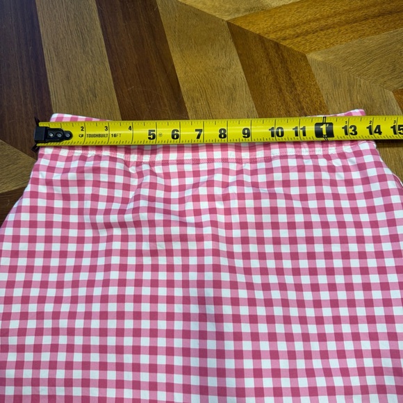 J. McLaughlin Pink Checkered Mini Skirt - Picture 5 of 6